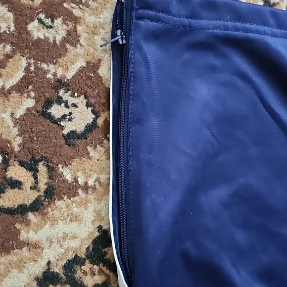 STARTER Blue and White Stripe Jogger Sweatpants Athletic Fit; Navy, Size:XL - Picture 3 of 13